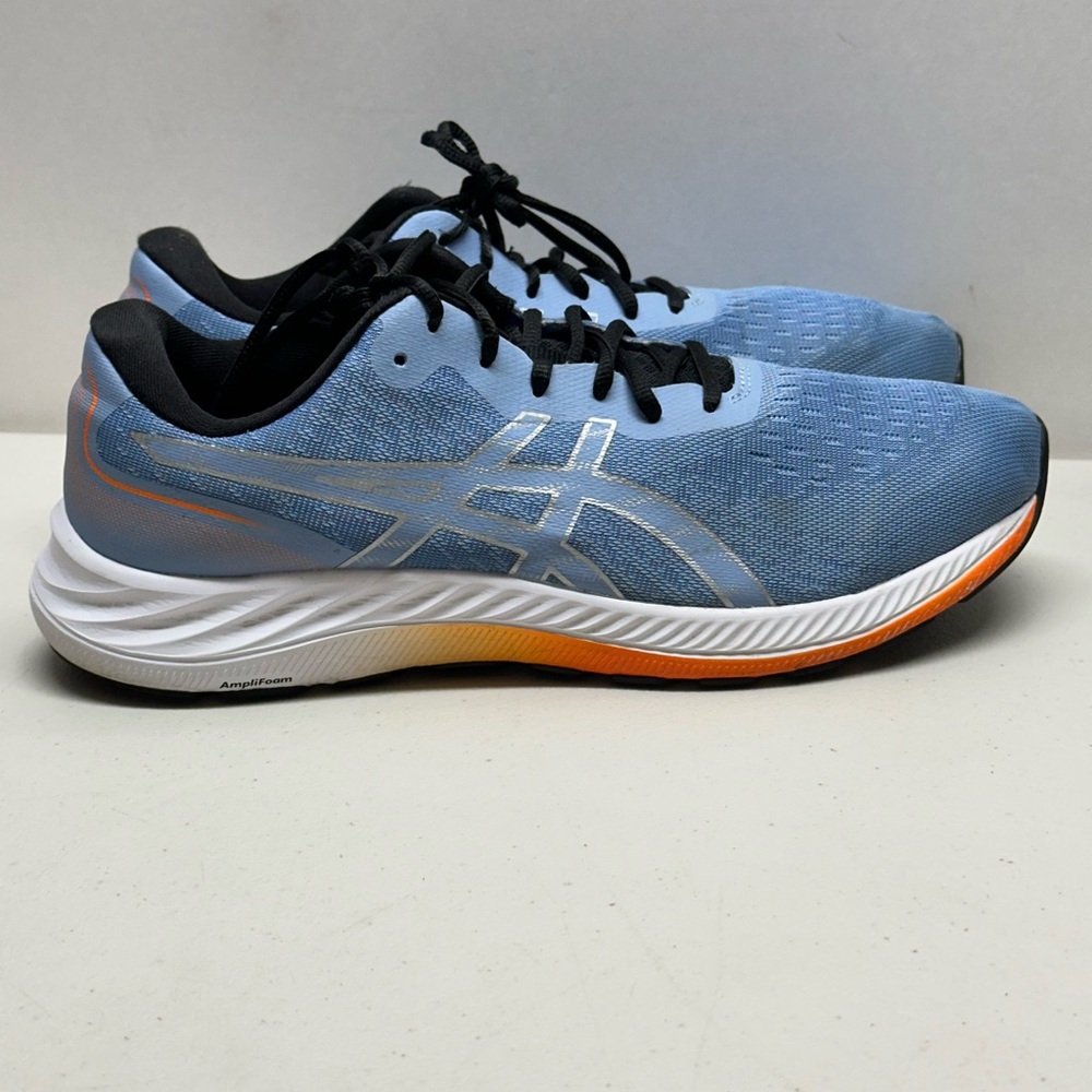 ASICS Men GEL-EXCITE 9 Running Shoes Sneakers Blue/Orange/White 1011B338- M 11